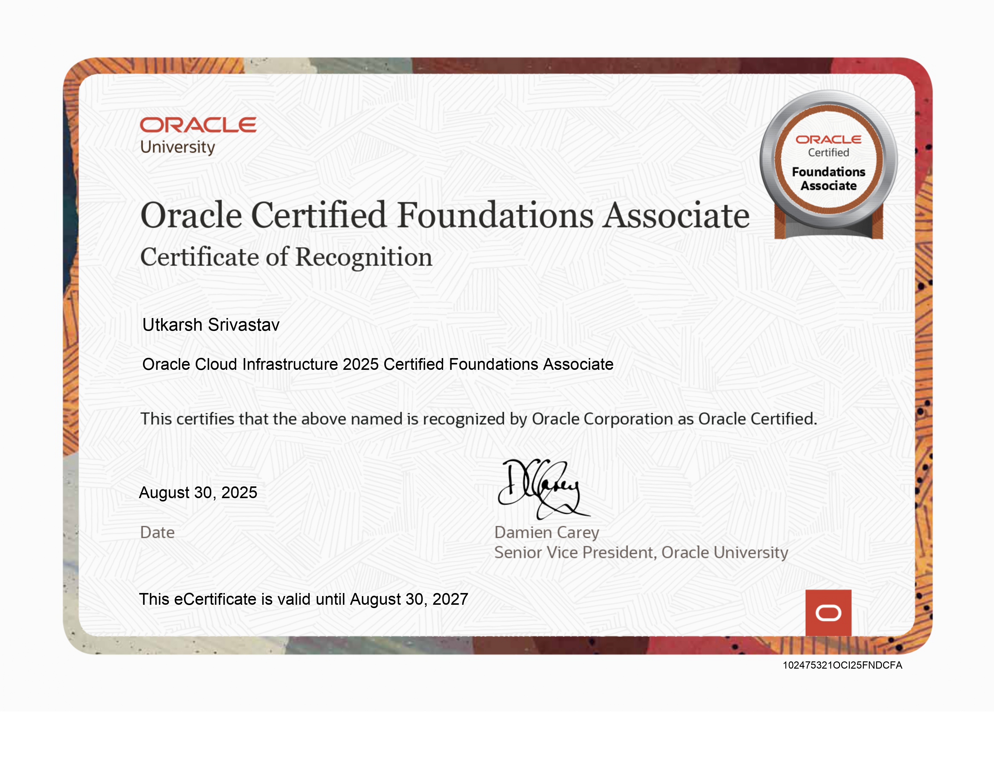 Oracle Associate